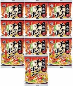 五木食品 五木庵チャンポン 170g×10個(電子レンジ調理可能)