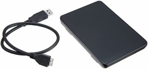 玄人志向 SSD/HDDケース(ブラック) 2.5型 USB3.0接続 ACアダプター不要/ネジ止め不要/3ステップの簡単組立 GW2.5TL-U3/BK