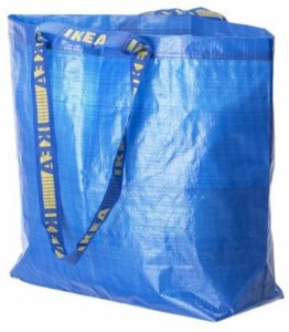 IKEA(イケア) フラクタ キャリーバッグ M ブルー 30161992