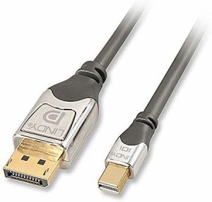 LINDY クロム Mini DisplayPort 1.1 - DisplayPort変換ケーブル、1m(型番:41551)