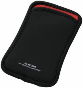 ELECOM スマートフォン用ポーチ スリップインタイプ 5インチ対応 ブラック P-02SNCBK