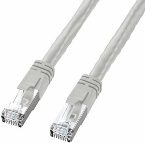 サンワサプライ PoE CAT6 LANケーブル ライトグレー 5m KB-T6POE-05