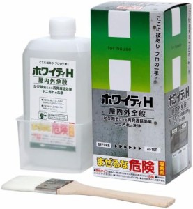 ニッペ ペンキ 塗料 ホワイティH＜HOUSE＞ 屋内外全般 500ml 水性 屋内外 防カビ 日本製 4976124600234