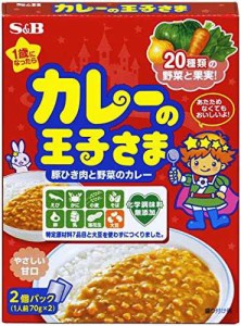 S&B カレーの王子さまレトルト 2個P×6個