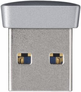 【送料無料】BUFFALO USB3.0対応 マイクロUSBメモリー 64GB シルバー RUF3-PS64G-SV