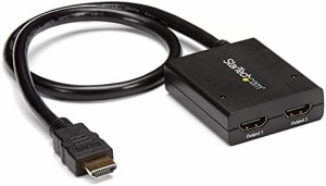 【送料無料】StarTech.com 2出力対応 4K HDMI 分配器スプリッター USBバスパワー/ACアダプタ対応 4K 30Hz ST122HD4KU