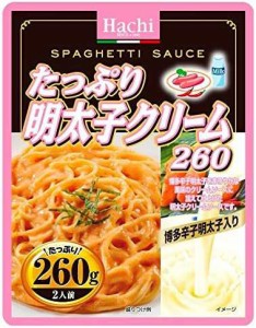 ハチ食品 たっぷり明太子クリーム260g×12袋