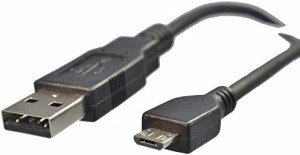 アクロス MicroUSBケーブル 1m データ通信・充電両用 ブラック USB Aオス-MicroUSB ASB-MB01