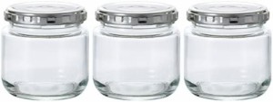 【送料無料】アデリア 保存容器 保存瓶 ツイストキャップ 190ml 3個セット [保存ビン/キャップヨウキ] 日本セイ M-6521