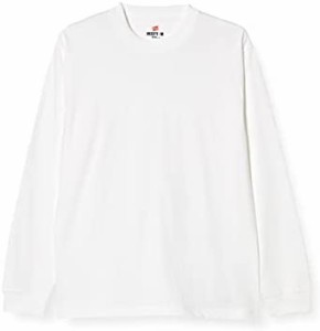 [ヘインズ] ビーフィー ロングスリーブ Tシャツ ロンT 長袖 1枚組 BEEFY-T 綿100% 肉厚生地 無地 H5186 メンズ