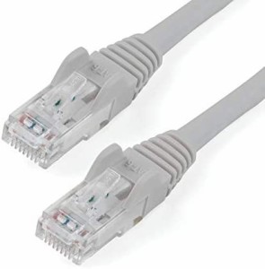 StarTech.com Cat6 LANケーブル 7m グレー ラッチカバー付き N6PATC7MGR