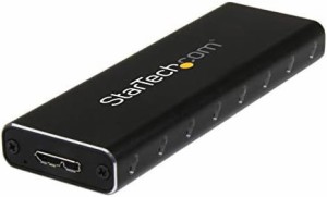 StarTech.com USB 3.0接続M.2 SATA SSDケース UASP対応 M.2 B-Key対応ソリッドステートドライブケース USBバスパワー対応 SM2NGFFMBU33