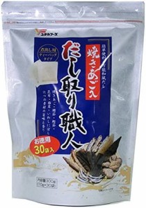 【送料無料】ユタカフーズ 焼きあご入だし取り職人お徳用 30袋入