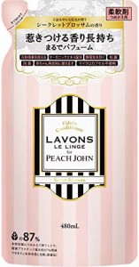 ラボン for PEACH JOHN シークレットブロッサムの香り 柔軟剤 詰め替え 480ml