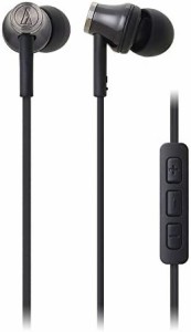 audio-technica iPod/iPhone/iPad専用カナル型イヤホン マイク付 ブラック ATH-CK330i BK