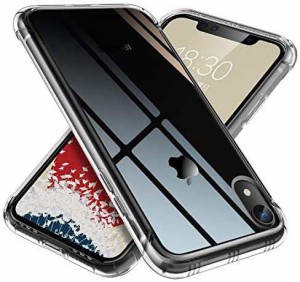 ONES 全透明 iPhone XR ケース 耐衝撃 超軍用規格 『エアバッグ、半密閉音室、Qi充電』〔滑り止め、すり傷防止、柔軟〕〔美しい、光沢感