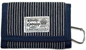 Rough Enough 三つ折り 財布 キッズ 財布 小銭入れ人気ブランド 折りたたみ 財布 メンズ キャンバス YKK製 小銭入れ シンプル 軽量 学生