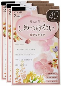 (アツギ)ATSUGI タイツ しめつけないタイツ 40デニール 〈2足組3セット〉