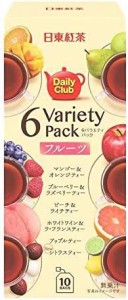 日東紅茶 デイリークラブ 6バラエティーパック 10袋入り×6個