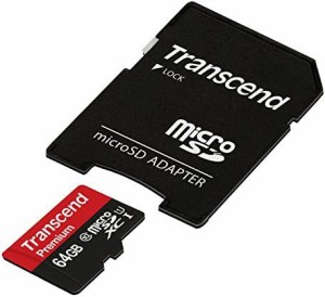 【送料無料】旧モデル Transcend microSDXCカード 64GB Class10 UHS-I対応 TS64GUSDU1PE (FFP)