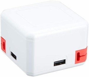 PowerUSBポータブル 4ポートUSBハブ付きバッテリー 230V Schuko + DE TravelPlug