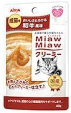 MiawMiaw(ミャウミャウ)クリーミー 和牛風味 40g×12袋【まとめ買い】