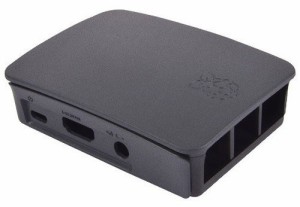 Raspberry Pi ケース Raspberry Pi 3モデルB用 黒・グレー TZT 241 AAB-01
