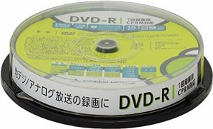 グリーンハウス DVD-R CPRM 録画用 1-16倍速 10枚スピンドル GH-DVDRCB10
