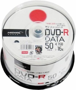 HI-DISC データ用DVD-R TYDR47JNP50SP (16倍速/50枚) TYコード