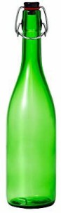 アアデリア ホゾンビン ウォーターボトル スウィングストッパーボトル 720ml グリーン [ガラスビン/ガラスボトル/ミッペイキャップ] ニホ