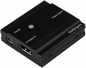 StarTech.com 4K対応HDMIリピーター(信号増幅器・イコライザー内蔵) HDMI延長器 4K/60Hzで最大25m 4K/30Hzで最大10m HDBOOST4K