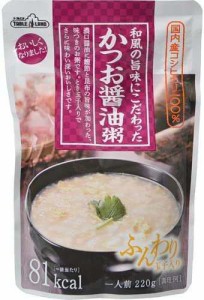 丸善食品工業 テーブルランド 和風の旨みにこだわった かつお醤油粥 220g ×12個