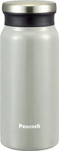 ピーコック魔法瓶 水筒 400ml 保温 保冷 マグボトル 魔法瓶 ホワイト AMZ-40-WH