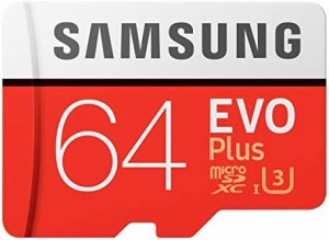 【送料無料】Samsung EVO Plus 64GB microSDXC UHS-I U3 100MB/s Full HD & 4K UHD Nintendo Switch 動作確認済 MB-MC64GA/ECO 国内正規