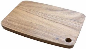 Chabatree カッティングボード まな板 L 木製 アカシア 幅35.5×奥行25×高さ2.5cm 無塗装 オイル仕上げ CU-034-01 1枚入