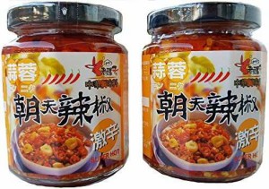 【送料無料】２４０gの２本セット 蒜蓉 朝天辣椒 激辛 にんにく入り唐辛子漬け 台湾 老騾子 240g x 2本