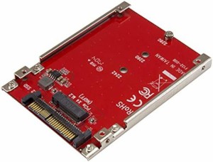 StarTech.com M.2 - U.2変換アダプタ/M.2 PCIe NVMe SSD対応/PCI Express M.2ドライブ - 2.5インチU.2(SFF-8639)ホストアダプタ/M.2 SSD