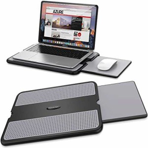 AboveTEK 膝上テーブル ノートパソコン スタンド 7~15.7インチ対応 放熱性 軽量 Macbook Air/Macbook Pro/iPad Pro/Notebooks 収納式マウ