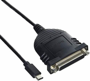 StarTech.com USB-C - パラレルプリンターケーブル USB Type-C(オス) - D-Sub25ピン(メス) USB 2.0準拠 ICUSBCPLLD25