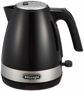 デロンギ(DeLonghi) 電気ケトル アクティブ シリーズ ブラック KBLA1200J-BK