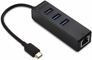 Cable Matters USB C LAN アダプタ 4 in 1 USB Type C LAN 変換アダプタ USB3.0 USB-C LAN ハブ ギガビットイーサネット Thunderbolt 4/U