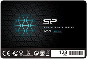 シリコンパワー SSD 128GB 3D NAND採用 SATA3 6Gb/s 2.5インチ 7mm 3年保証 A55シリーズ SP128GBSS3A55S25