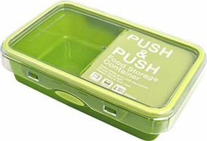 逸品社 弁当箱 800ml 食洗器 対応 グリーン シュガーランド PUSH&PUSH2 83121-6