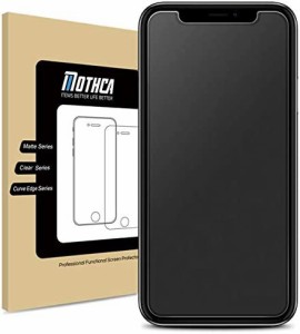 【送料無料】Mothca アンチグレア 強化ガラス iPhone 11 Pro/iPhoneX/iPhoneXS対応 保護フィルム 液晶 日本旭硝子製素材 指紋防止 反射防