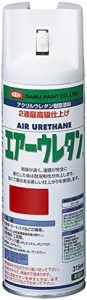 イサム塗料 エアーウレタン シャインレッドP 315ml