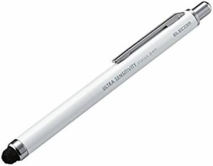 エレコム タッチペン 超高感度タイプ ゲーミングスタイラス [ iPhone iPad android で使える] ホワイト P-TPCNWH