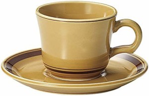 光洋陶器 カントリーサイド コーヒーカップ&ソーサー デザートベージュ 13466052&13466055