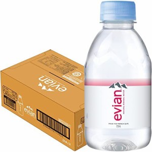 伊藤園 evian(エビアン) 硬水 ミネラルウォーター ペットボトル 220ml×24本 [正規輸入品]