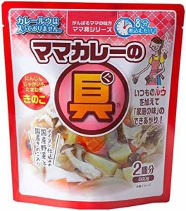 石田缶詰 ママカレーの具きのこ2皿分 460g×4個