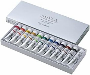 クサカベ アクリル絵具 アキーラ 12色セット 20ml(6号) NAQ6-12